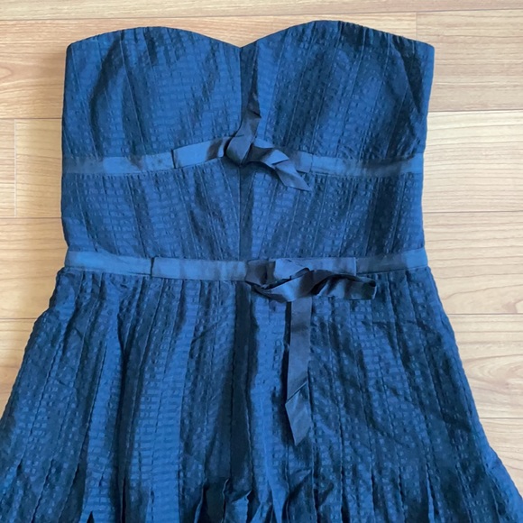 MARC JACOBS Silk Strapless Black Dress - Picture 2 of 8